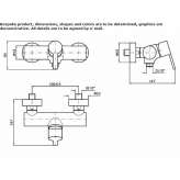 Outdoor single lever brass shower faucet Bobitz