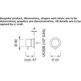 Thermostatic mixer for wall mounting Anaya