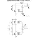 Single-lever shower faucet Macau