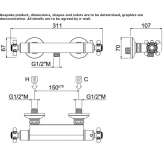 External shower faucet Potton