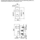 Concealed thermostatic shower mixer with plate Ormeau