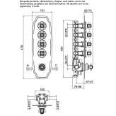 Concealed thermostatic shower mixer with plate Pankow