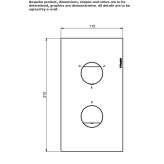 Stainless steel concealed shower faucet with switch Manville