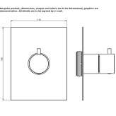 Concealed shower faucet with a switch Etriche