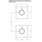 Concealed thermostatic shower faucet Etriche