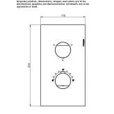 Stainless steel shower faucet with diverter Manville