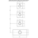 Concealed thermostatic shower faucet Etriche