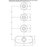 Concealed single-lever thermostatic shower mixer Waremme