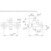 2-hole shower tap Okemos