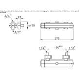 Shower battery Ralingen