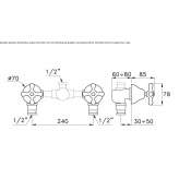 2-hole shower tap Okemos