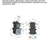 2-hole thermostatic concealed shower mixer Tomra