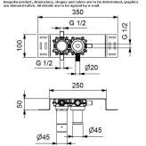 Concealed electronic shower mixer in chrome-plated brass Ongoy