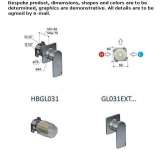 Concealed 1-hole shower tap Tomra