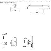 Built-in shower set with one handle and hand shower Moimacco