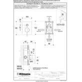 Shower faucet with switch Meaudre