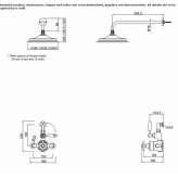 Shower set with thermostat and shower head Leysin