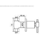 1-hole shower faucet Mantinos