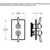 Shower faucet with switch Locara