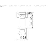 1-otworowa bateria prysznicowa Tasco