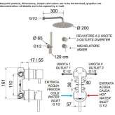 Stainless steel shower set with shower head Pedasi