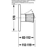 Concealed shower faucet with a switch Truckee