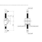 3-hole shower tap Ullapool