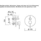 Shower faucet with switch Passons