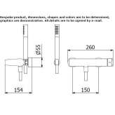 Shower faucet with a hand shower Wallaroo