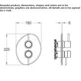 Shower faucet with diverter Bayside