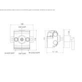 1-hole shower faucet Gora