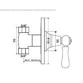 1-hole shower faucet Lytle