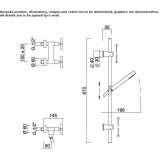 Shower faucet with a hand shower Lyford