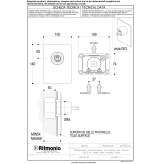 Built-in shower faucet with handle and lever Bekecs