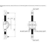 3-hole shower tap Tasco