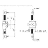 3-hole shower tap Lytle