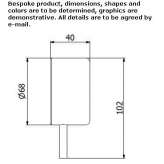 2-hole, concealed shower faucet Buyukkoy