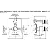 2-hole thermostatic shower faucet Ciruena