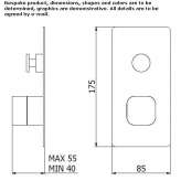 Hydroprogressive shower faucet Prijedor