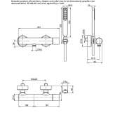 Single handle shower faucet Tintagel