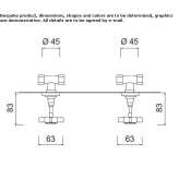 2-hole shower tap Retinne