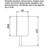 3-hole concealed shower faucet with diverter Buyukkoy