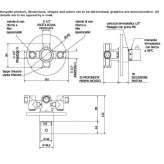 Concealed thermostatic shower faucet Ciruena