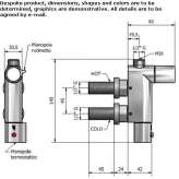 Thermostatic shower faucet Ciruena