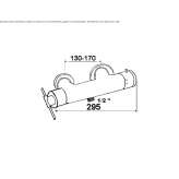 2-hole shower tap Mantinos