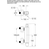 Single handle shower faucet Jasionow