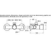 Self-closing thermostatic shower faucet Huaura