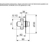 Self-closing stainless steel shower faucet Dualchi