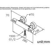 Thermostatic shower faucet body Ruma