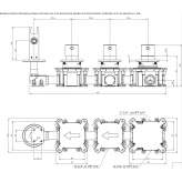 5-hole shower set with thermostat and hand shower Toplet